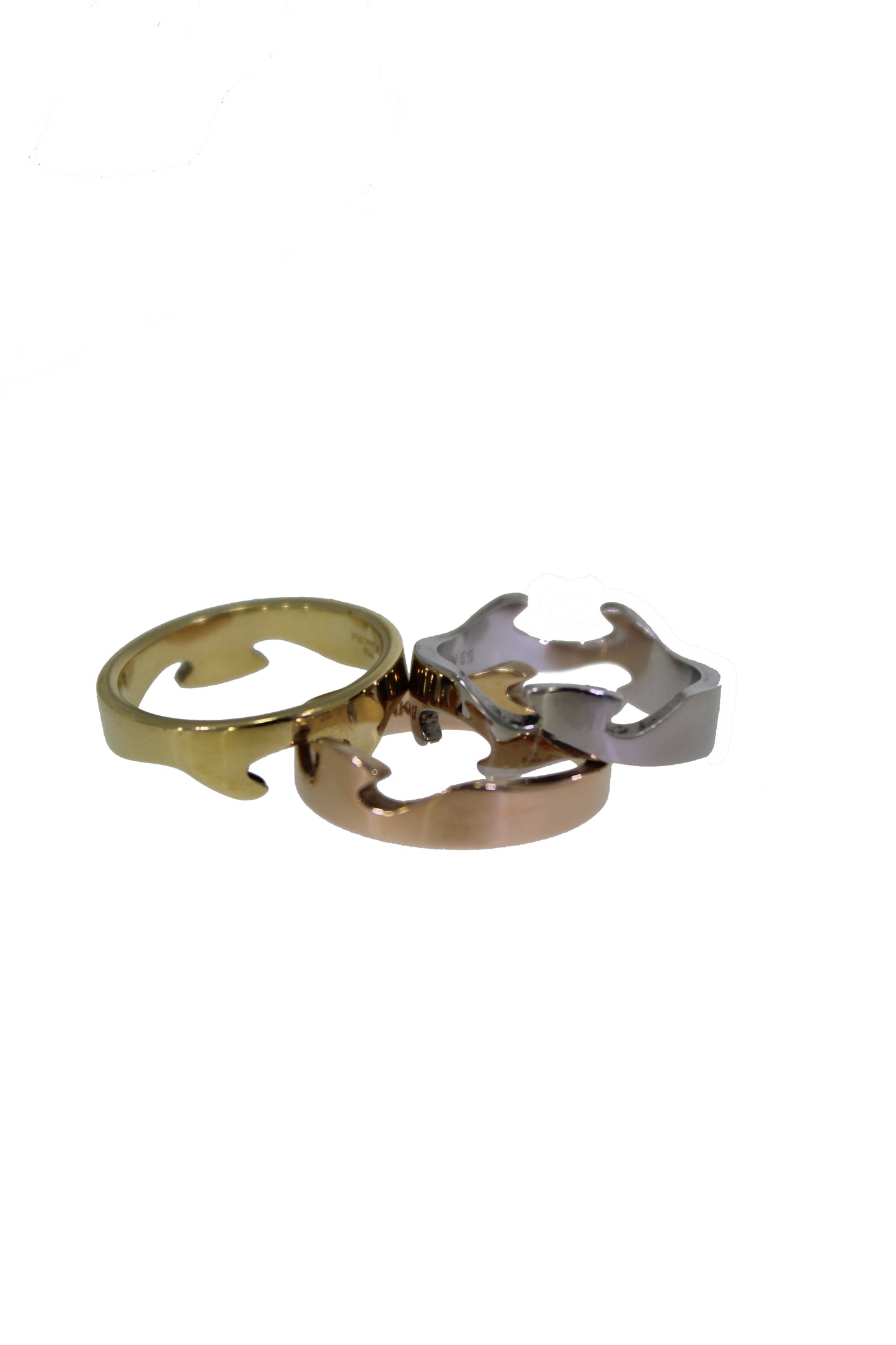 Georg Jensen Fusion Gold Ring 3-teilig
