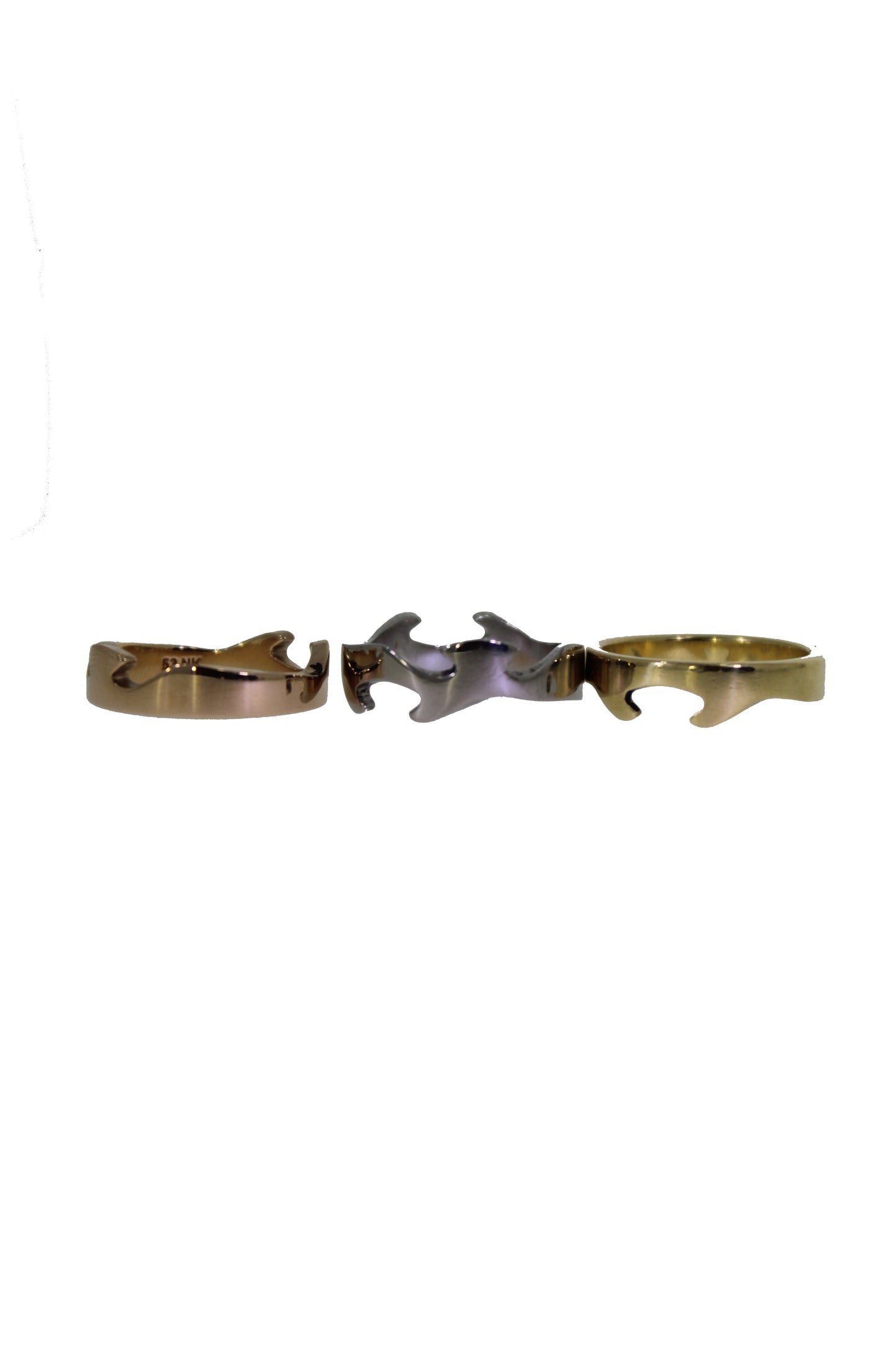 Georg Jensen Fusion Gold Ring 3-teilig