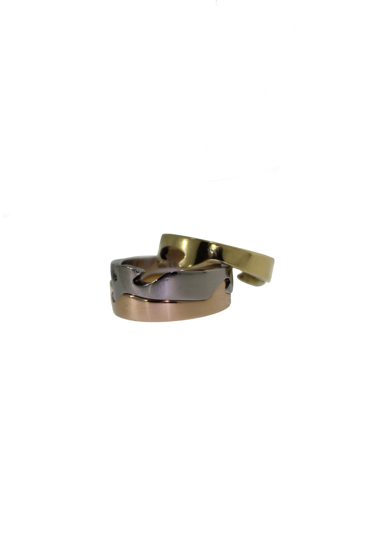 Georg Jensen Fusion Gold Ring 3-teilig