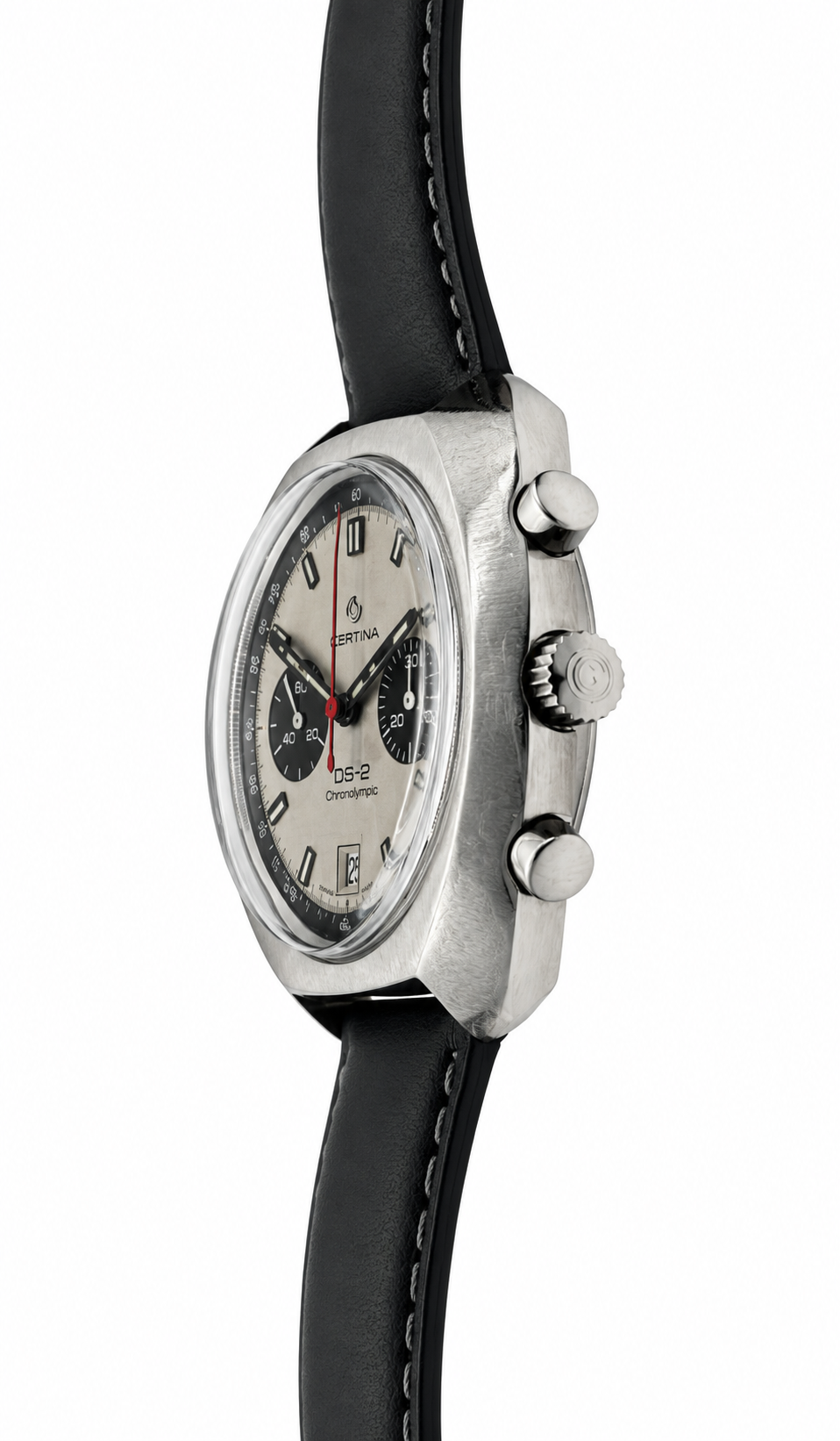 Certina DS-2 Chronolympic Ref. 8601 800 aus Edelstahl mit Handaufzug-Chronograph