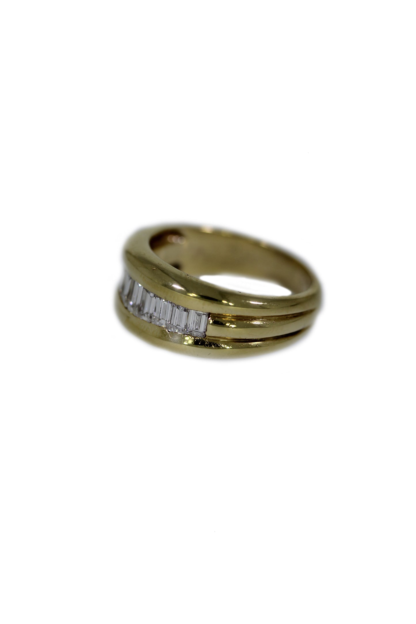 Ring mit Baguette Diamanten
