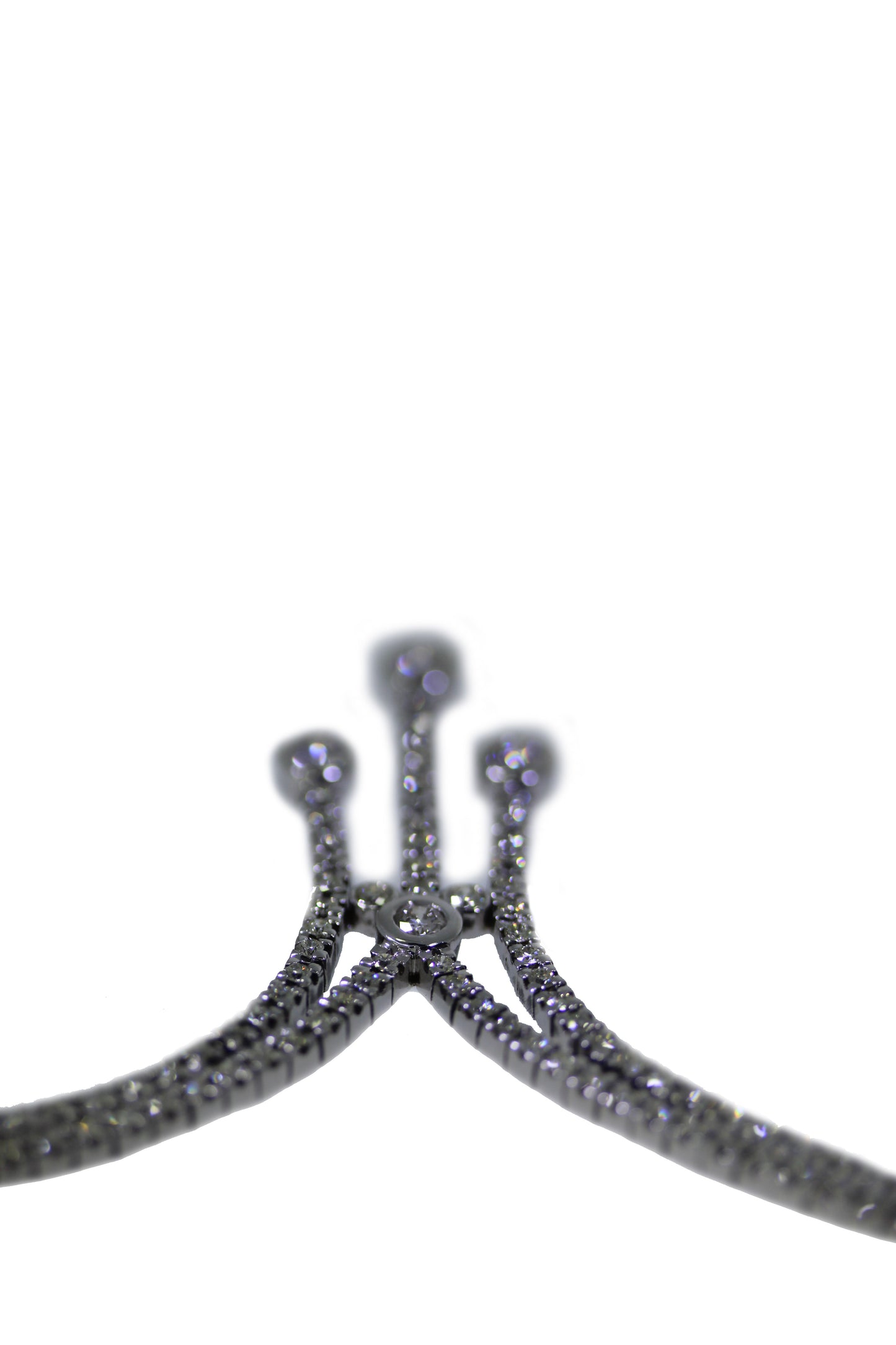 Weißgold Brillant Collier