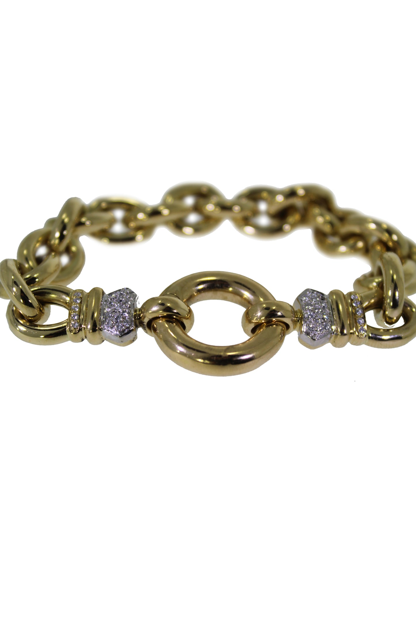 Halbmassives Gold Armband