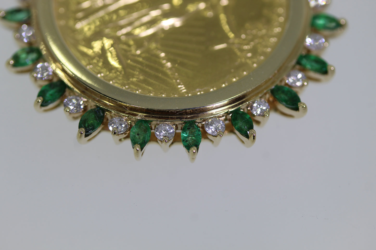 25 US Dollar Goldmünze als Anhänger