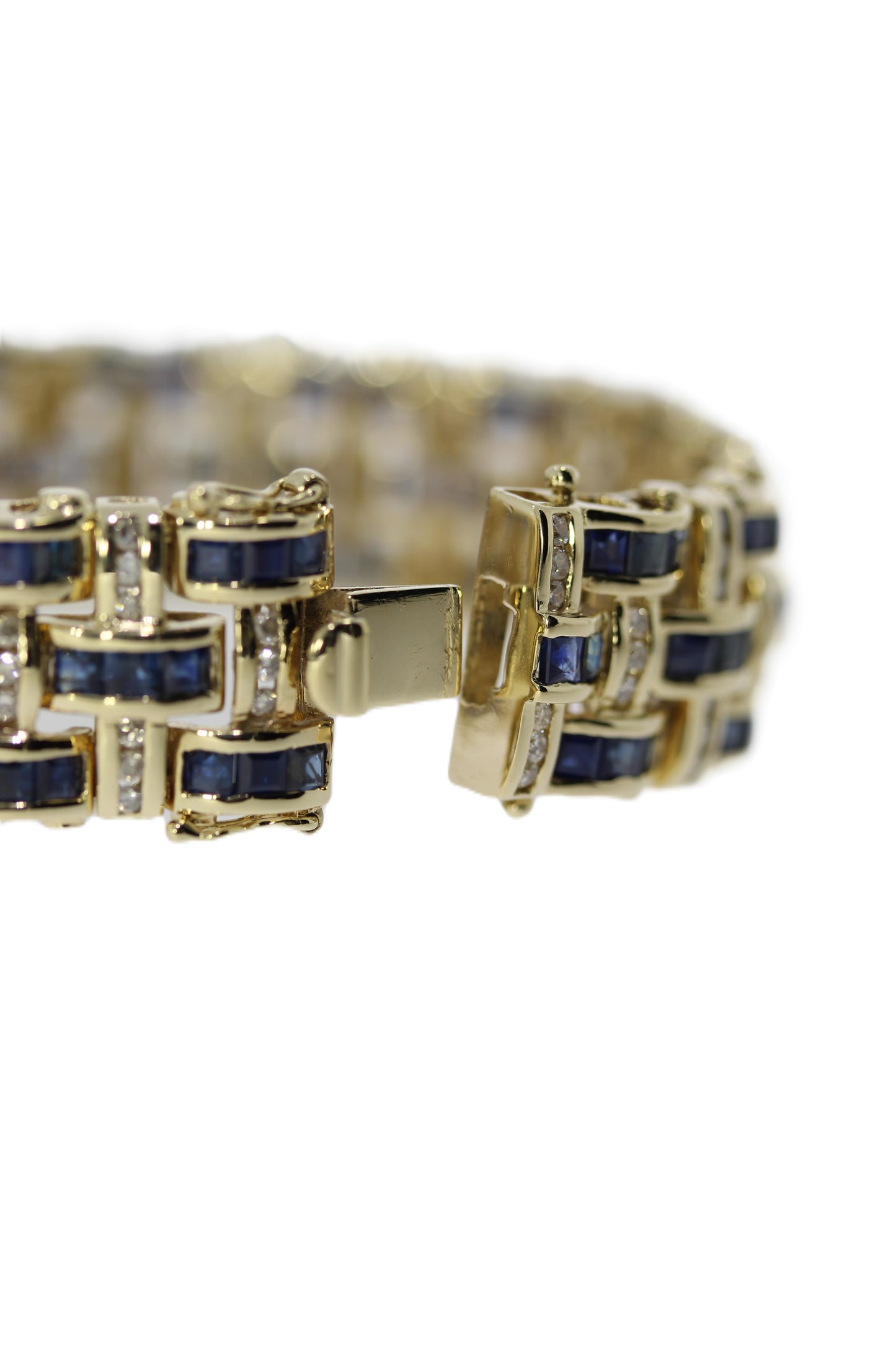 Saphir-Brillant Gold Armband