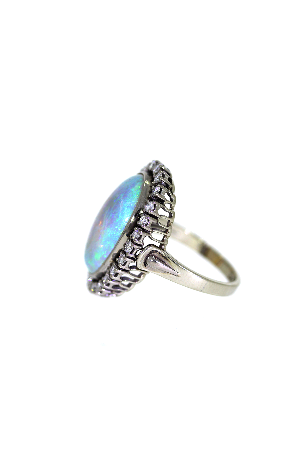 Handgefertigter Opalring