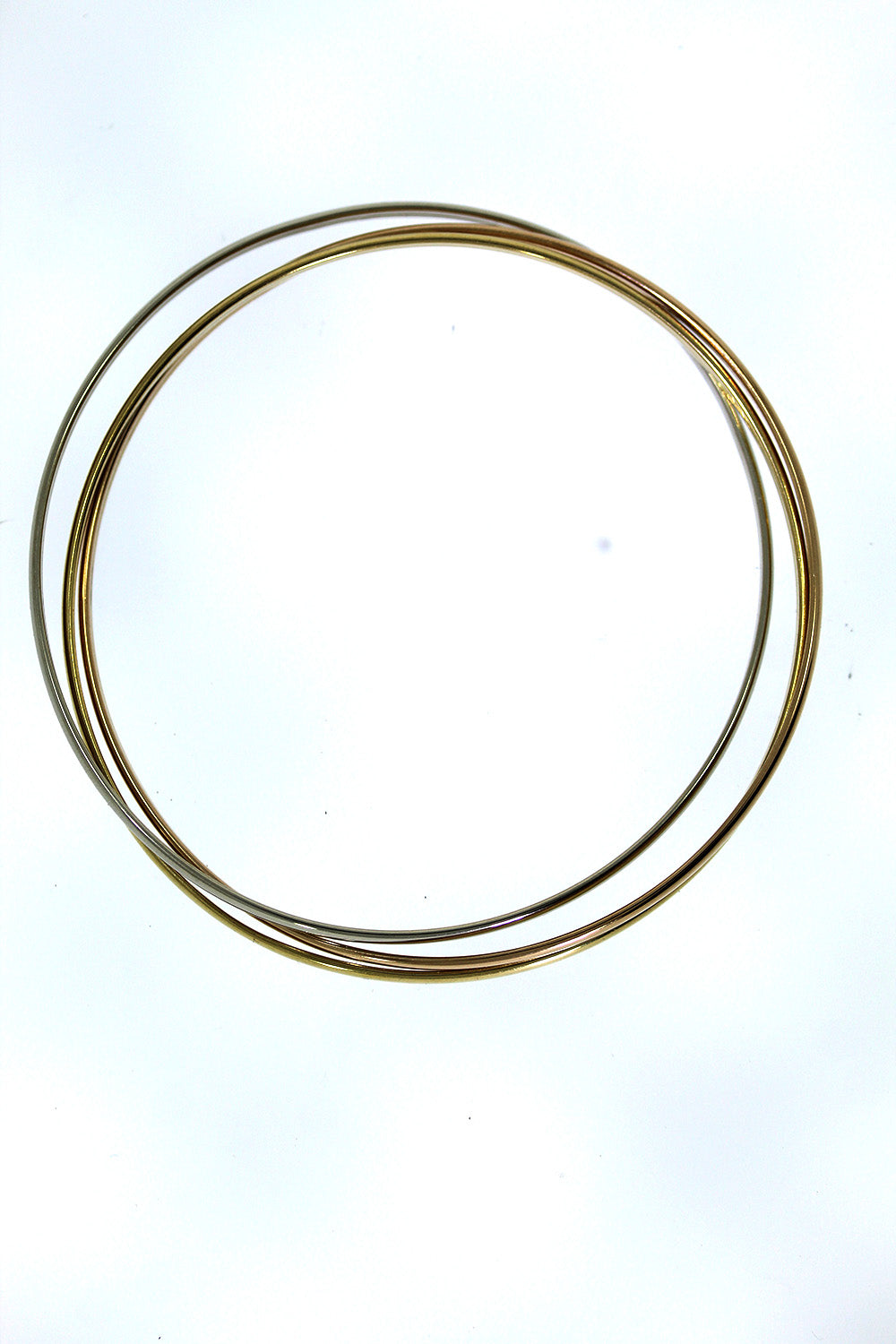 Tricolor Gold Armreif