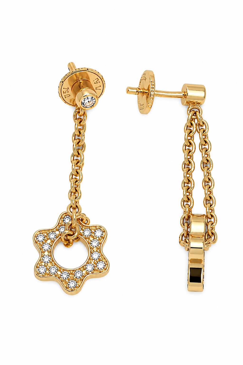 ADIB2514bMontblancOhrringemitBrillantenausGelbgold