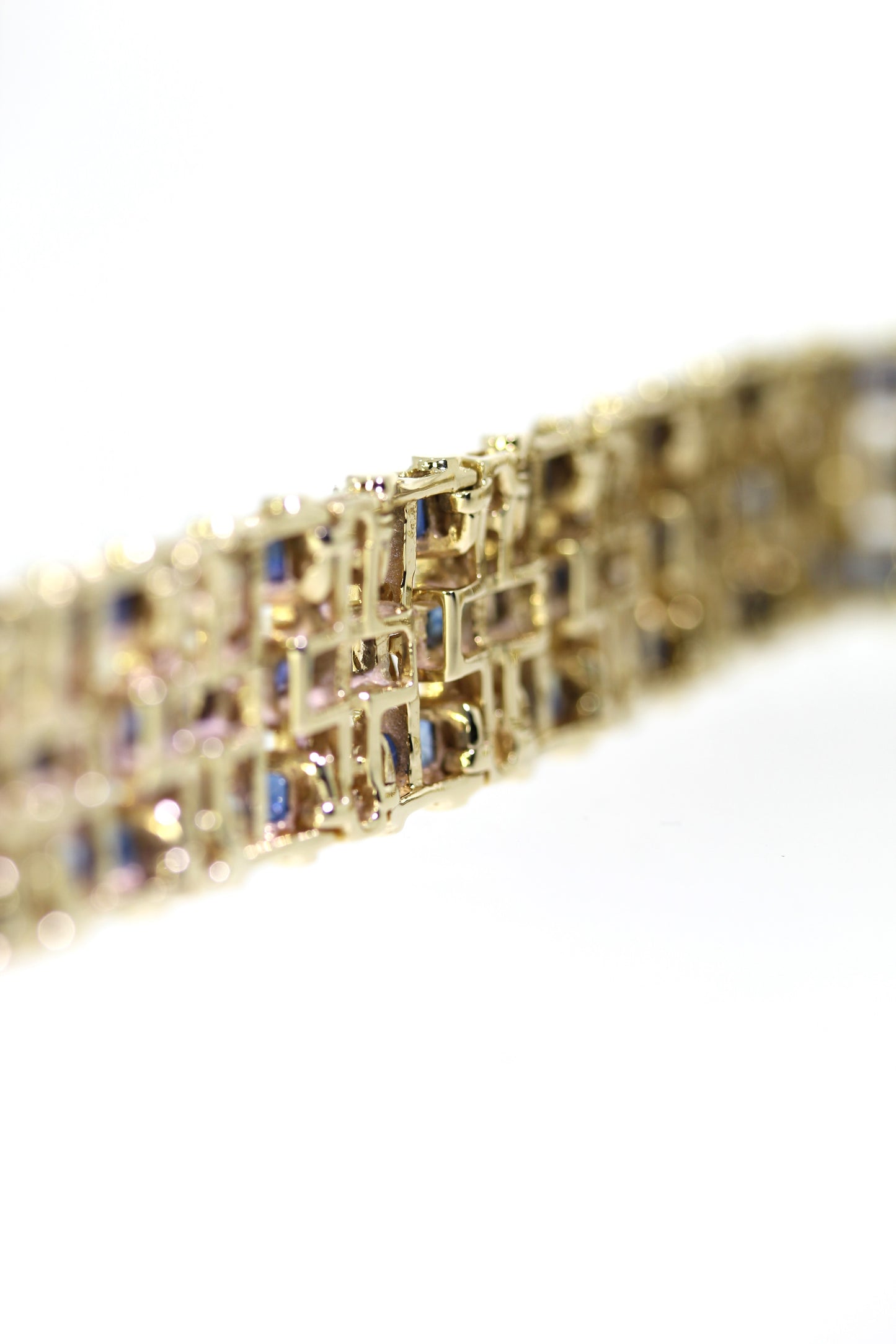 Saphir-Brillant Gold Armband