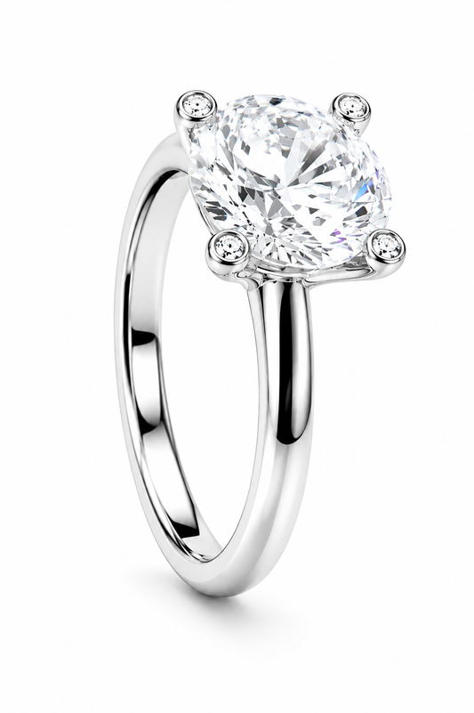 Exklusiver Brillantring mit 2,00 ct Diamant in 750/- Weißgold