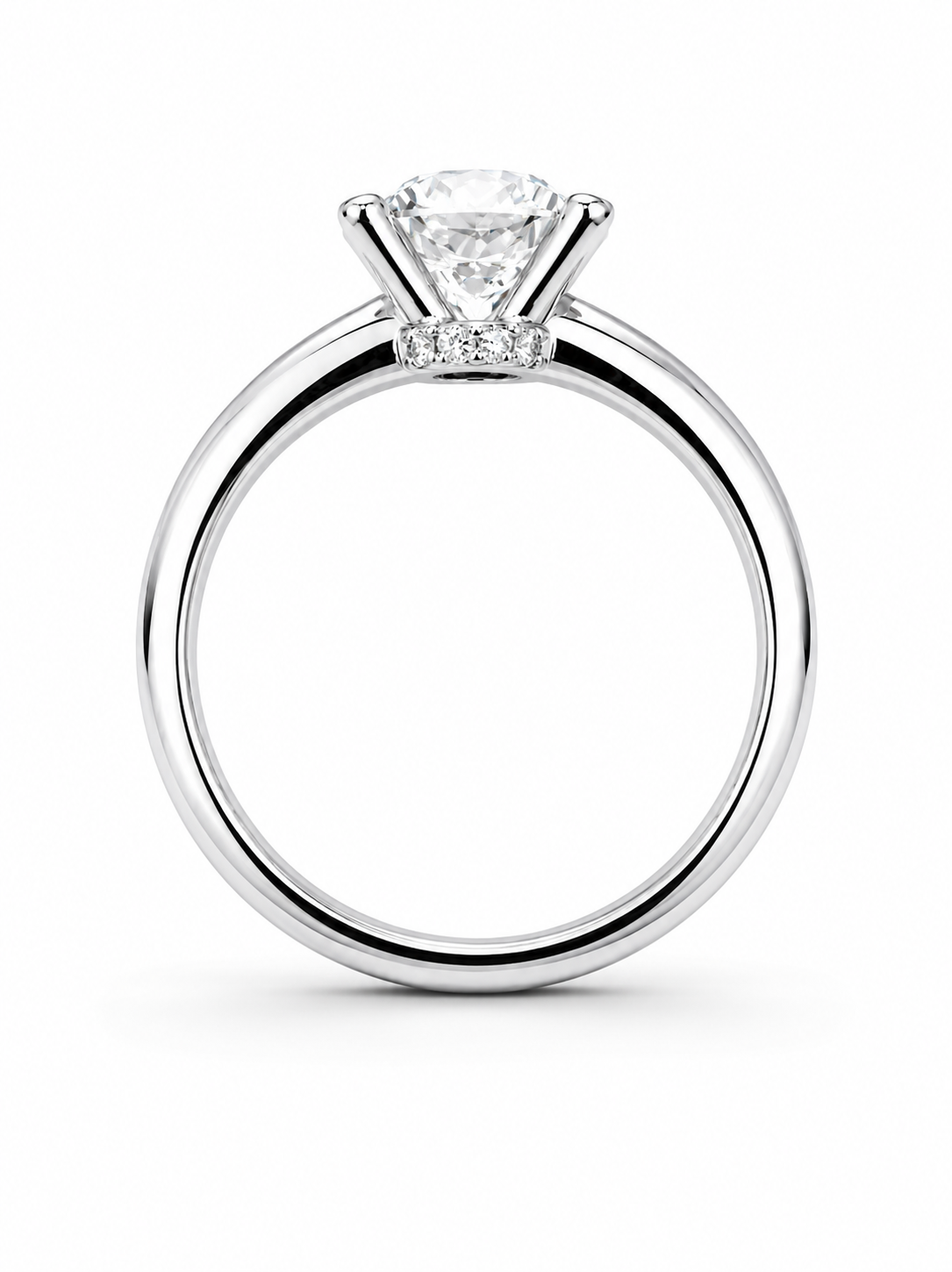 Exklusiver Brillantring mit 2,00 ct Diamant in 750/- Weißgold