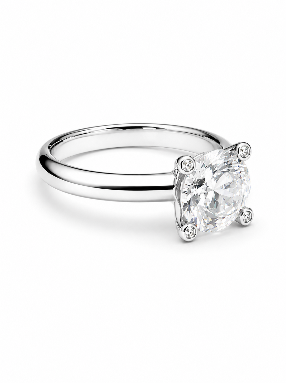 Exklusiver Brillantring mit 2,00 ct Diamant in 750/- Weißgold