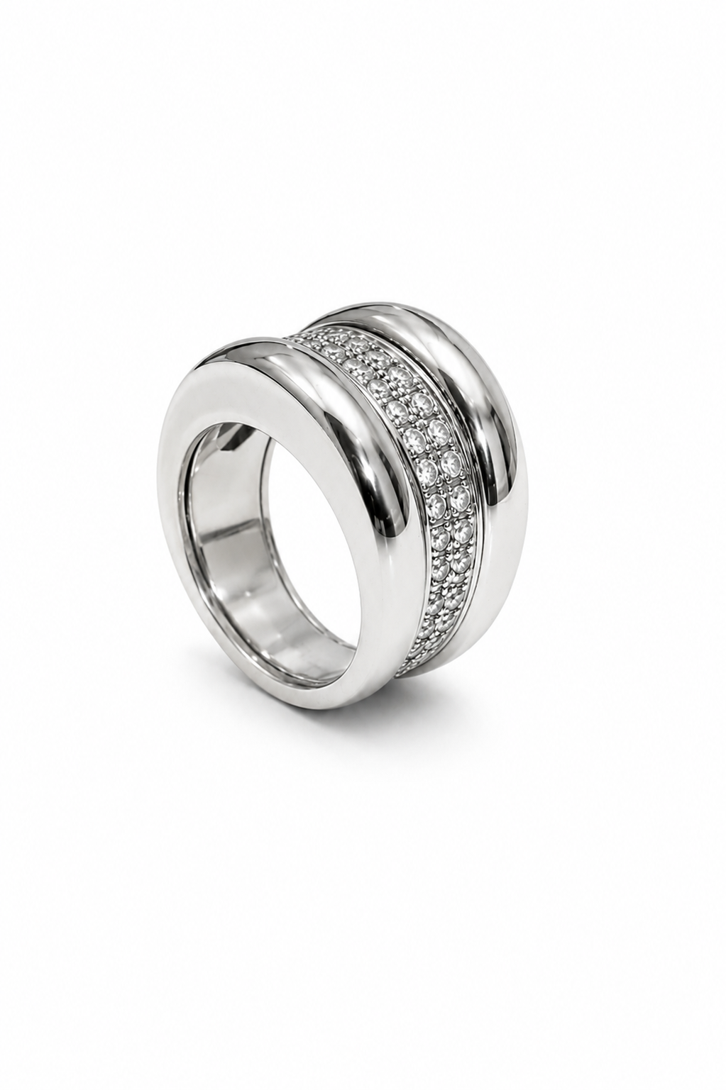 Chopard La Strada Ring aus 750/- Weißgold mit 42 Brillanten