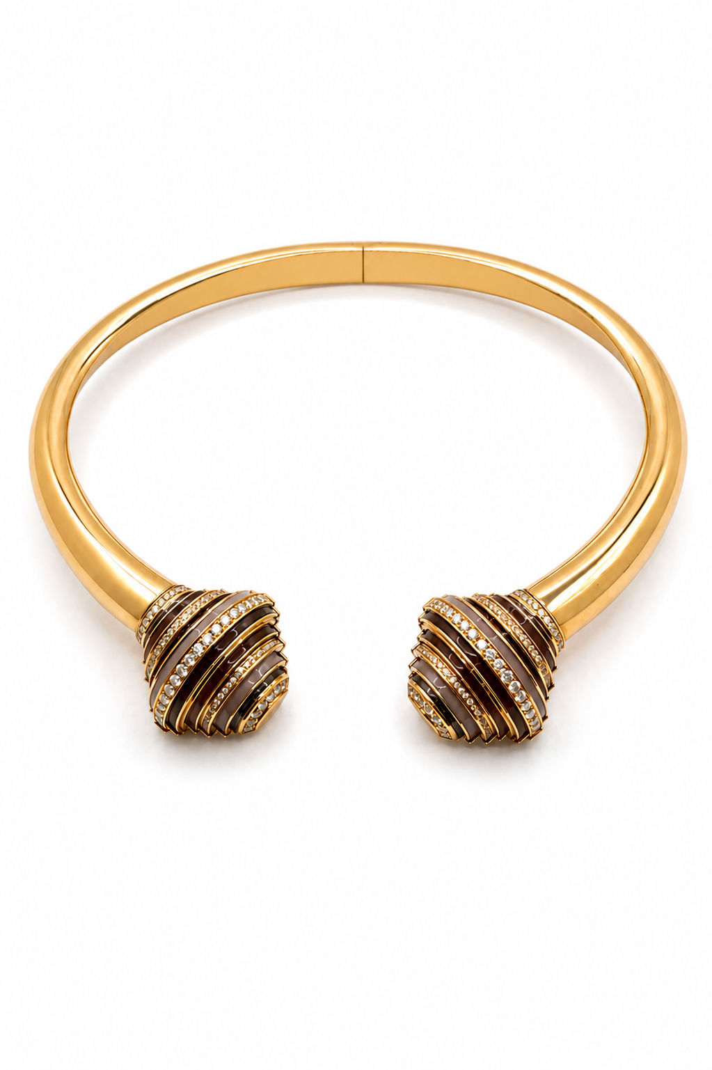 Cartier Paris Nouvelle Vague Emancipated Collier aus 750/- Roségold mit Diamanten & Edelsteinen