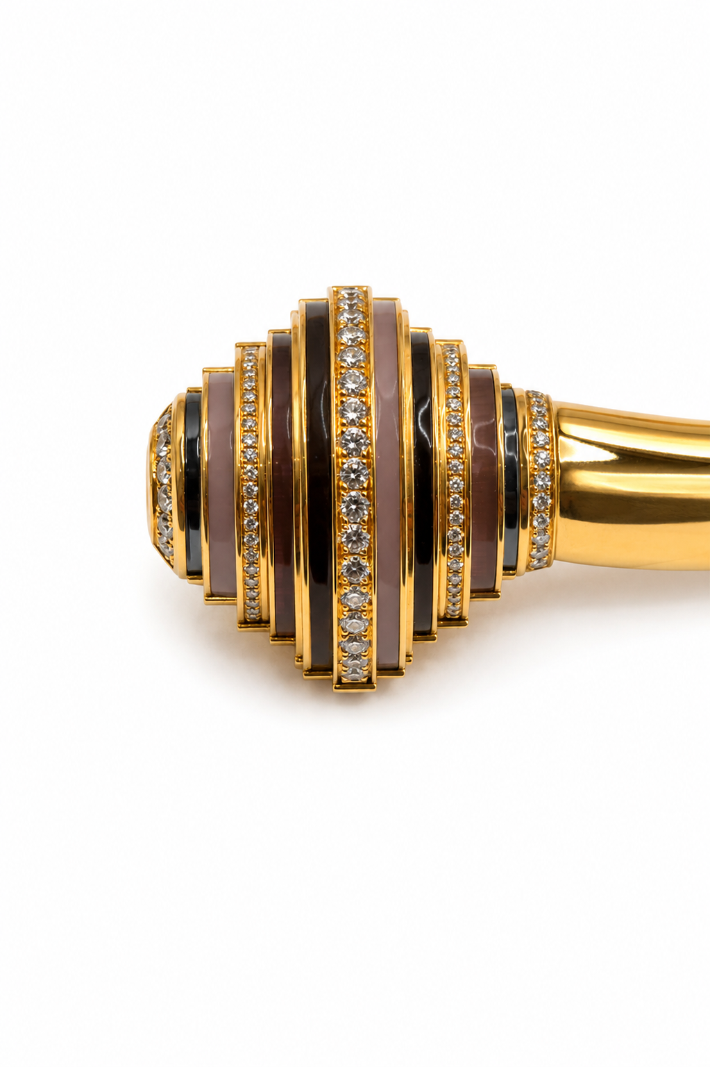 Cartier Paris Nouvelle Vague Emancipated Collier aus 750/- Roségold mit Diamanten & Edelsteinen