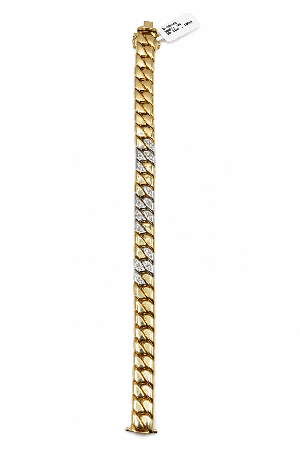 V4530-GaArmbandaus585Gelbgoldmit28Diamanten
