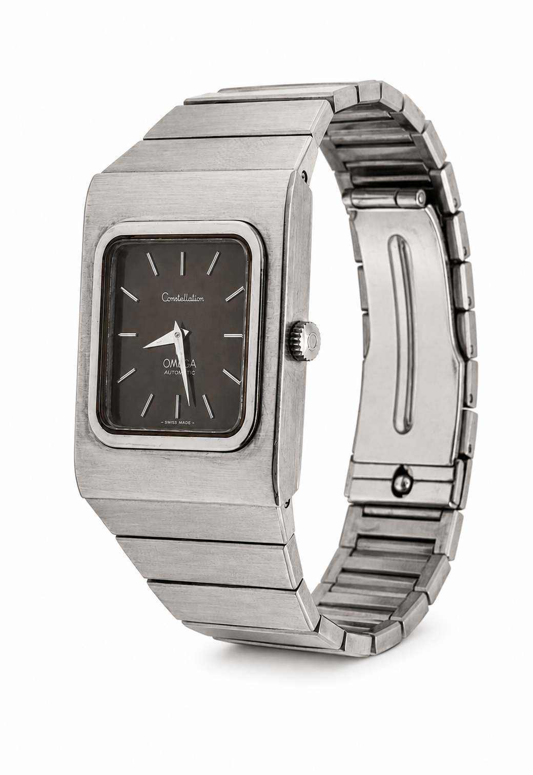 V4908-5b_Omega_Constellation_aus_Edelstahl_mit_braun-grauem_Zifferblatt